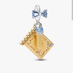 Authentic Pandora Bridgerton Dance Card & Pencil Dangle Charm